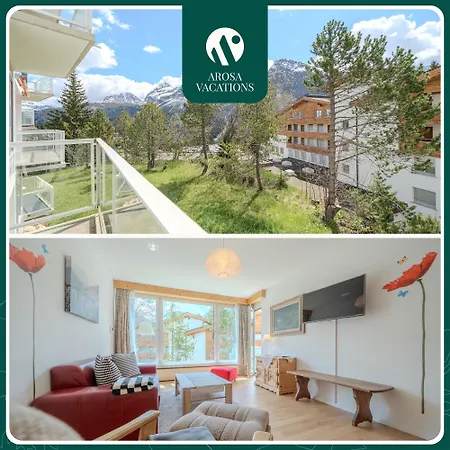 Viktoria A22 By Vacations, Familienwohnung Im Zentrum Mit Bergblick * Ароза